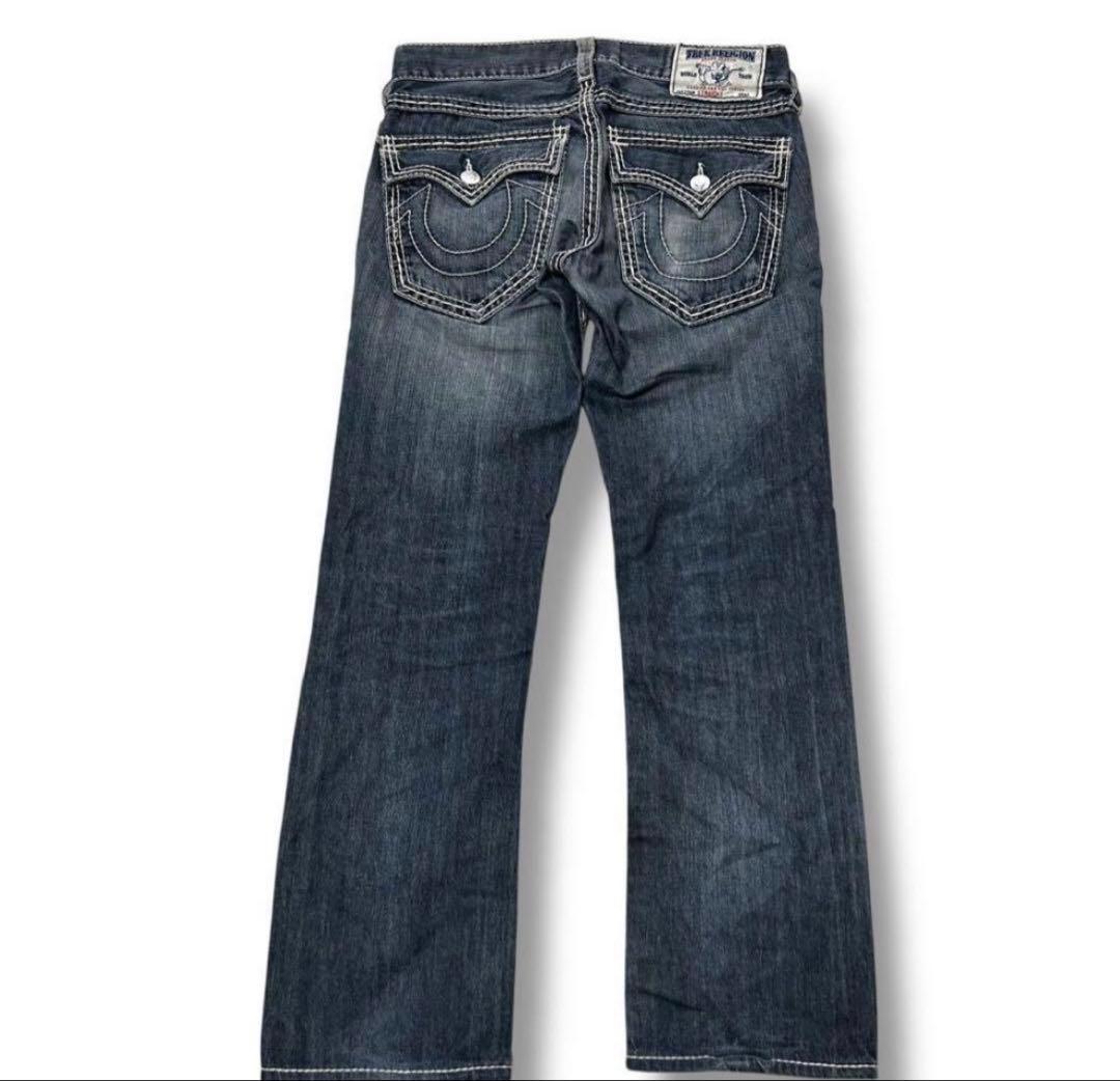 トゥルーレリジョン デニムパンツ ステッチ 29 USA製 io DADA