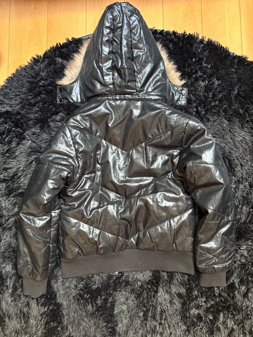 ファー付き　ダウンジャケット y2k archive　お兄系ギャル00s 美品