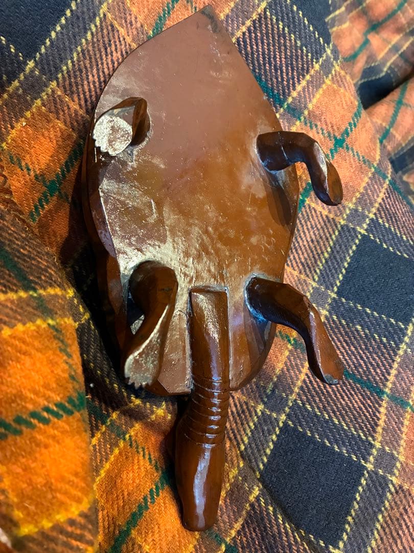 漆器　明治時代　亀　3匹　木製　縁起物　長寿　置物　木彫　かめ