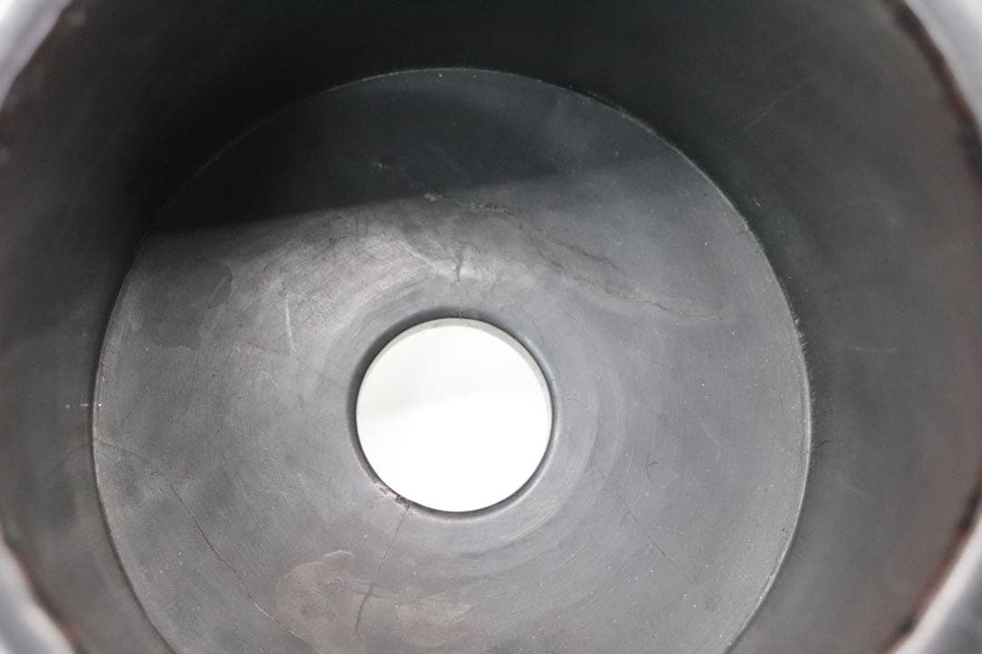 ※中国　紅木筆筒　したん　唐木　送料込み250602