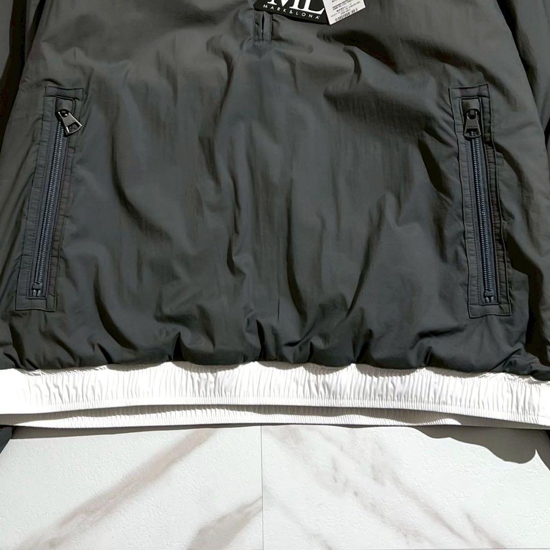 新品未使用タグ付き 2023AW マークアンドロナ リバーシブル ハーフジップ