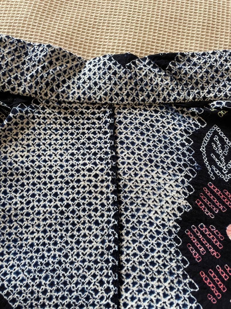 有松鳴海絞り　身丈150 　絞り浴衣 　最終お値下げ