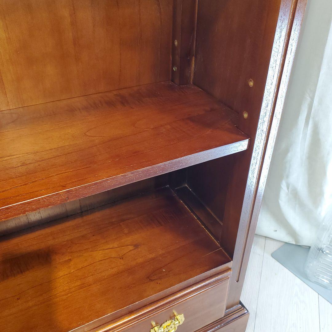 アンティークブックシェルフ　棚板高さ調節可能　本棚　ヴィンテージ