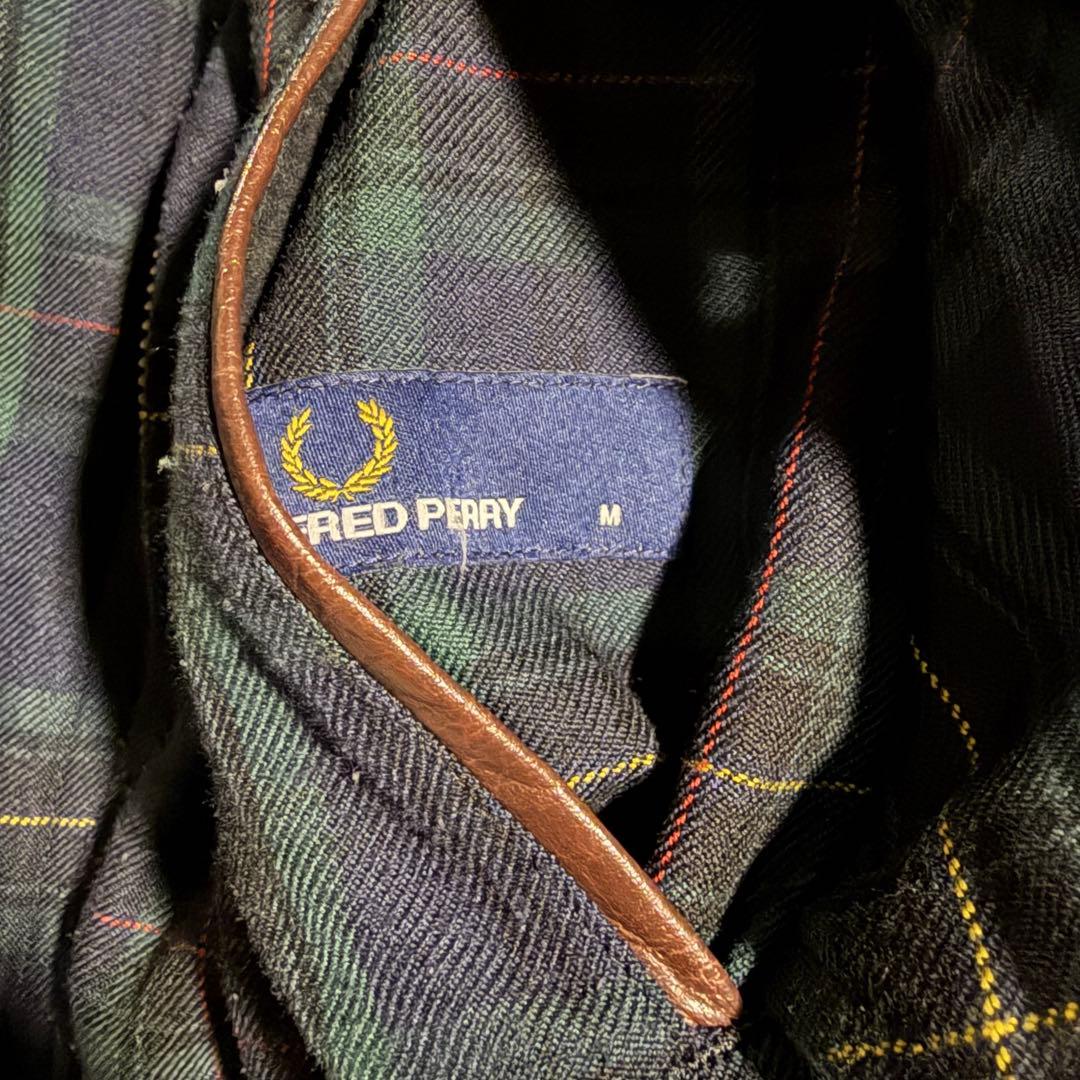 1621　フレッドペリー　キルティングジャケット　リバーシブル　ブラックウォッチ