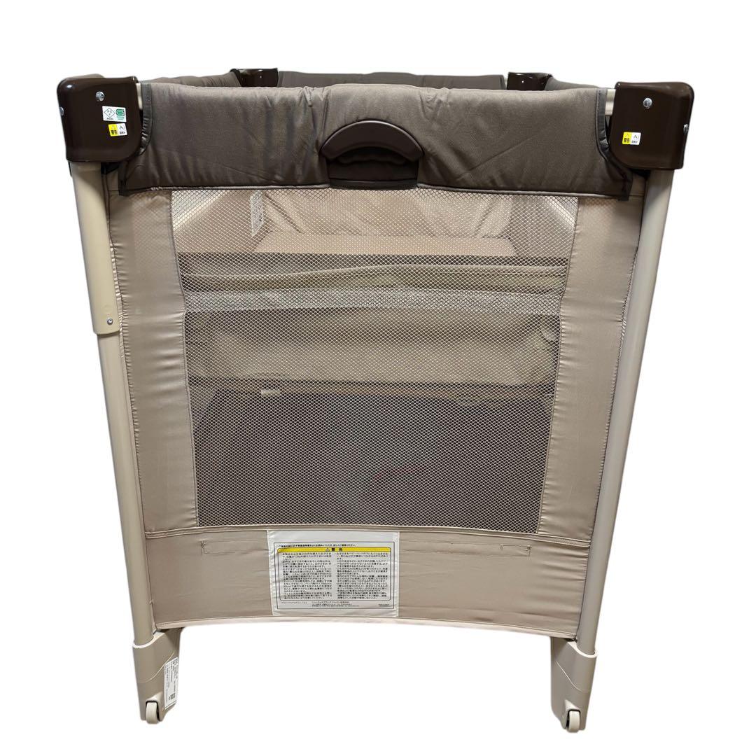 美品 アップリカ Aprica ココネル エアー ベビーベッド ブラウン