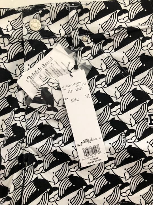 正規品新品　パーリーゲイツ くじらプリント　レディースショップパンツサイズ1