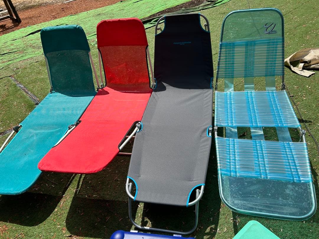 アウトドア用折りたたみチェアセット