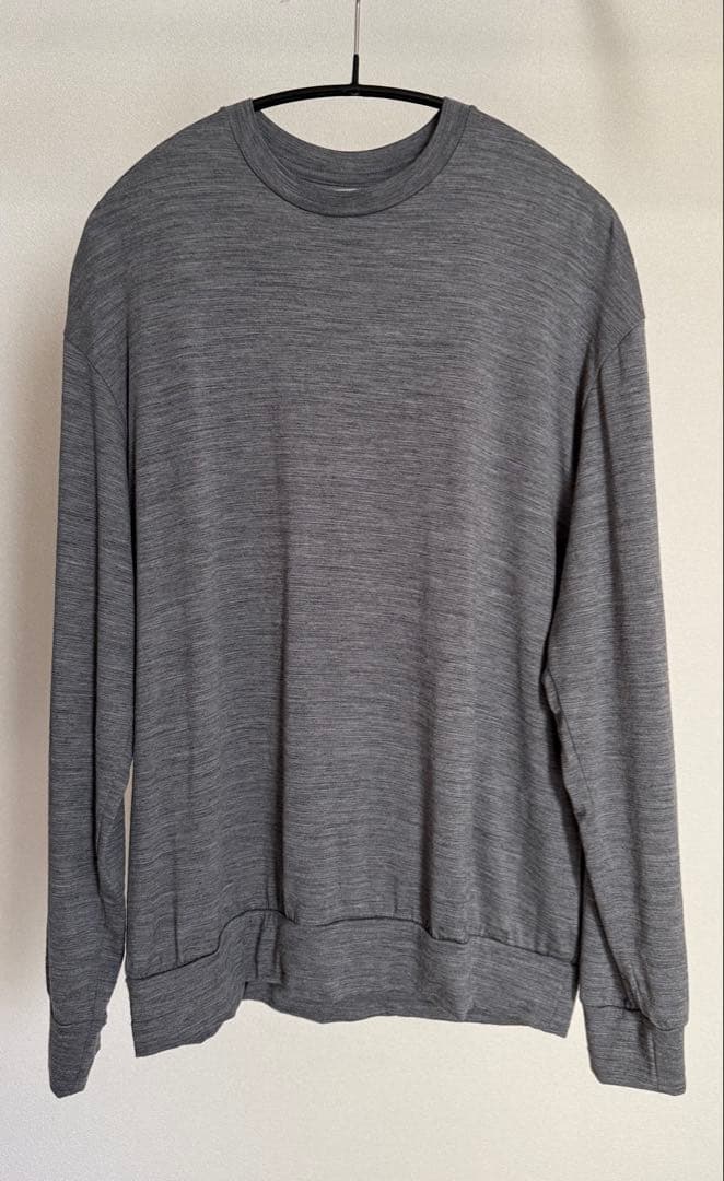 トップス marka WOOL SINGLE JERSEY WASHABLE CREW