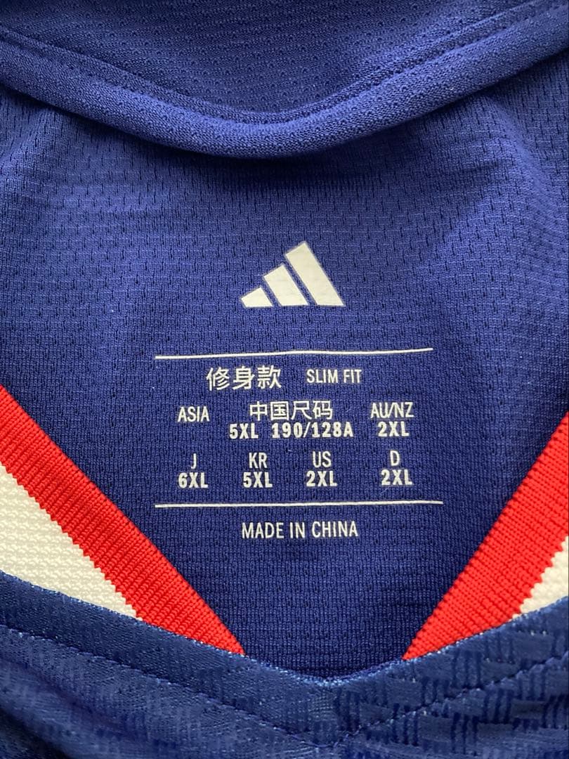 【正規品】サッカー日本代表 オーセンティック ユニフォーム 長袖 6XL