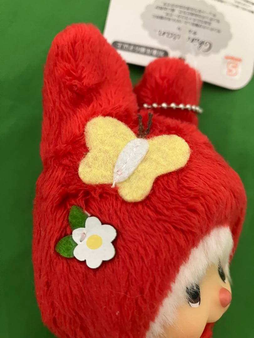 希少　チムたん　マイメロディ ぬいぐるみキーチェーンマスコット 赤