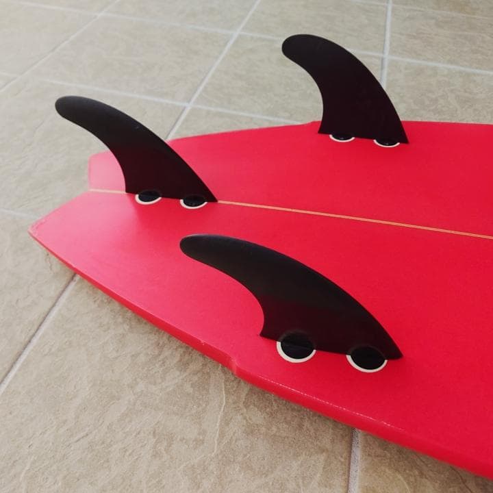 HEXCEL S-cloth　usa ショートボード　フィン　布ケース付き