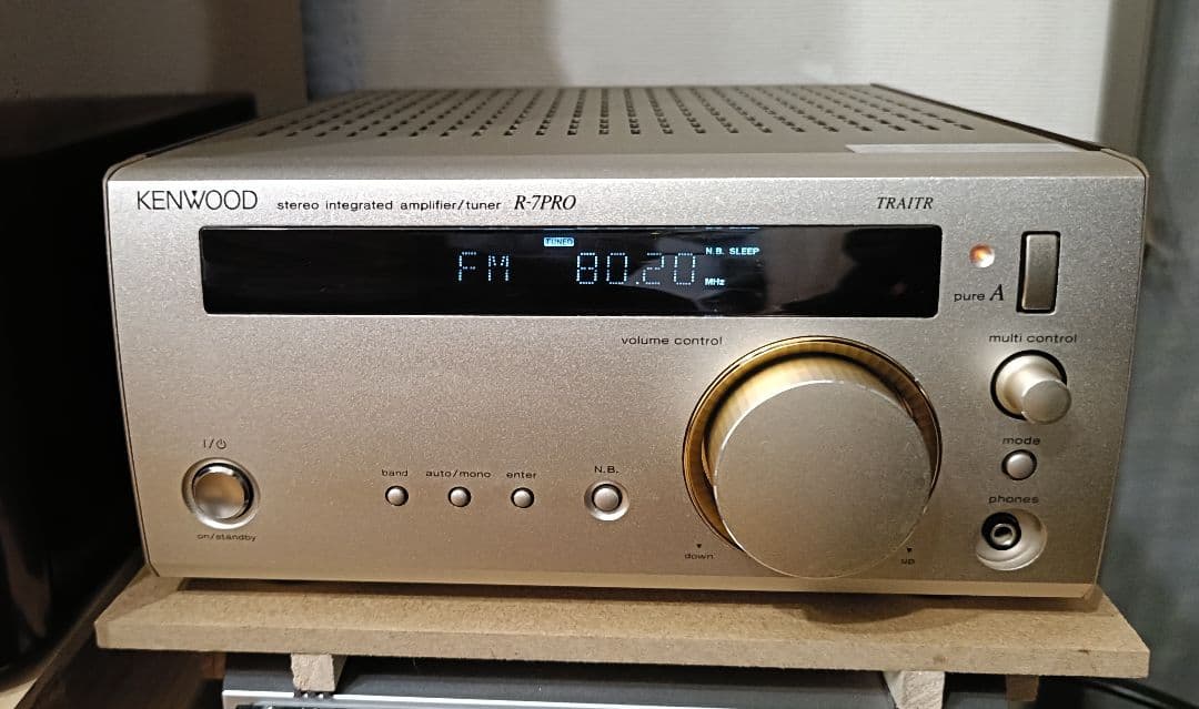 KENWOOD R-7PRO プリメインアンプ A級,AB級切替　メンテナンス済