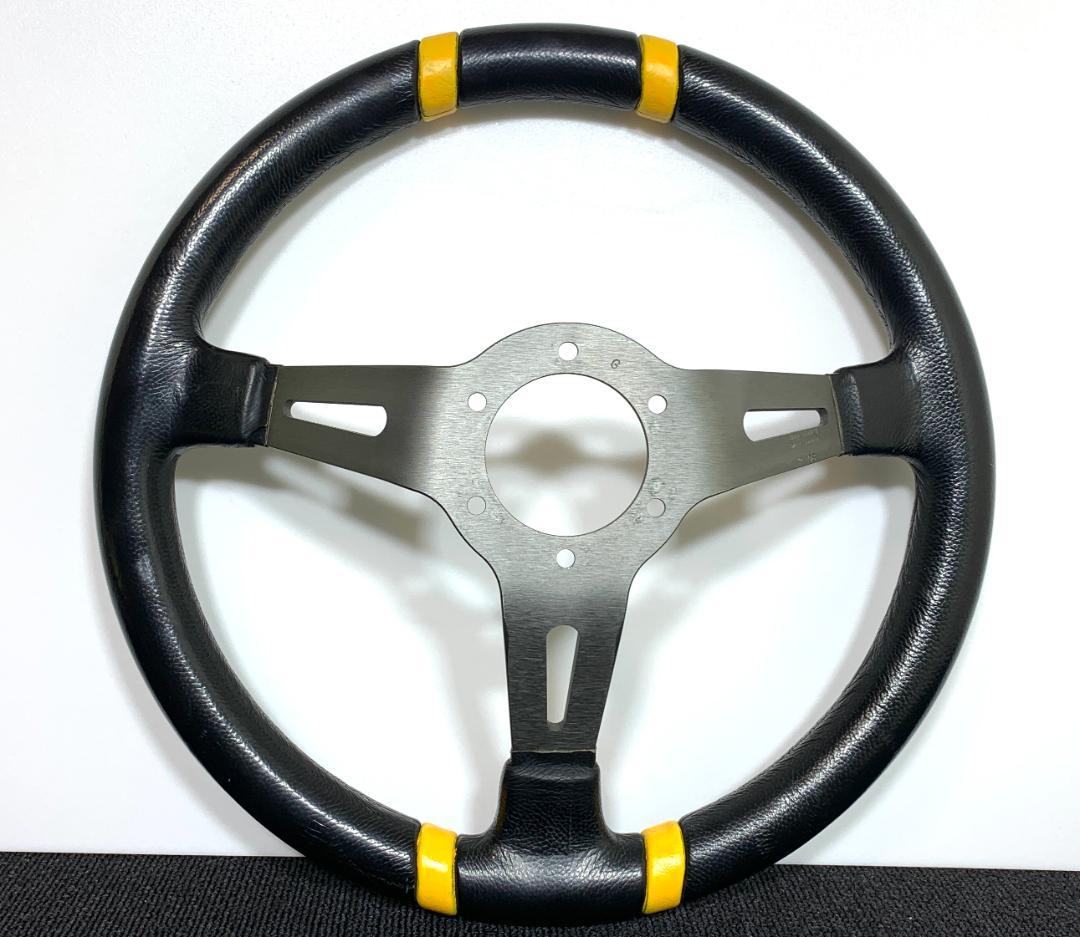 モモ ドリフティング 35パイ シルバースポーク ディープコーン 08年製 本物