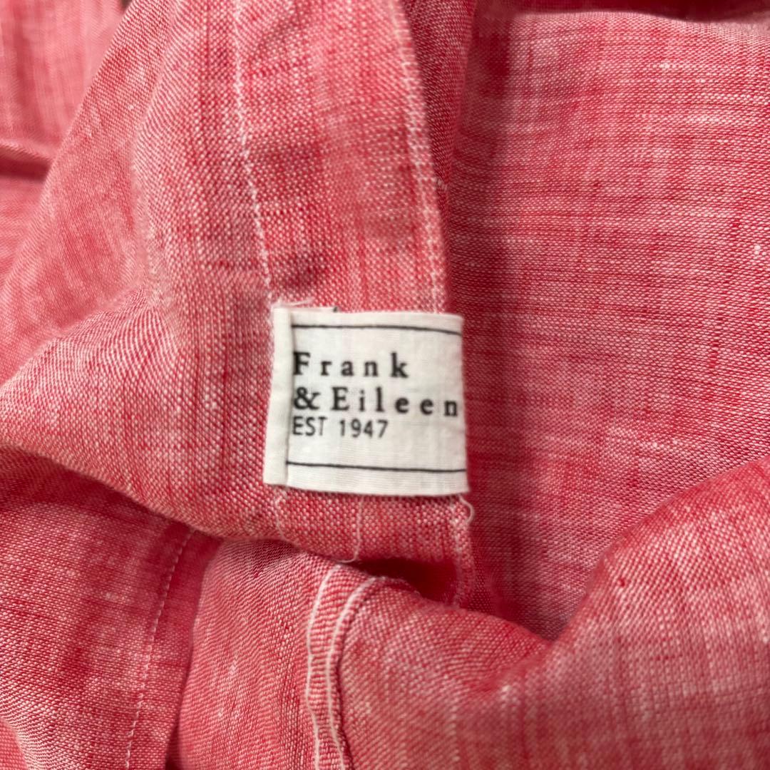 フランクアンドアイリーン　リネンシャツワンピース　ロングシャツ　スキッパーシャツ