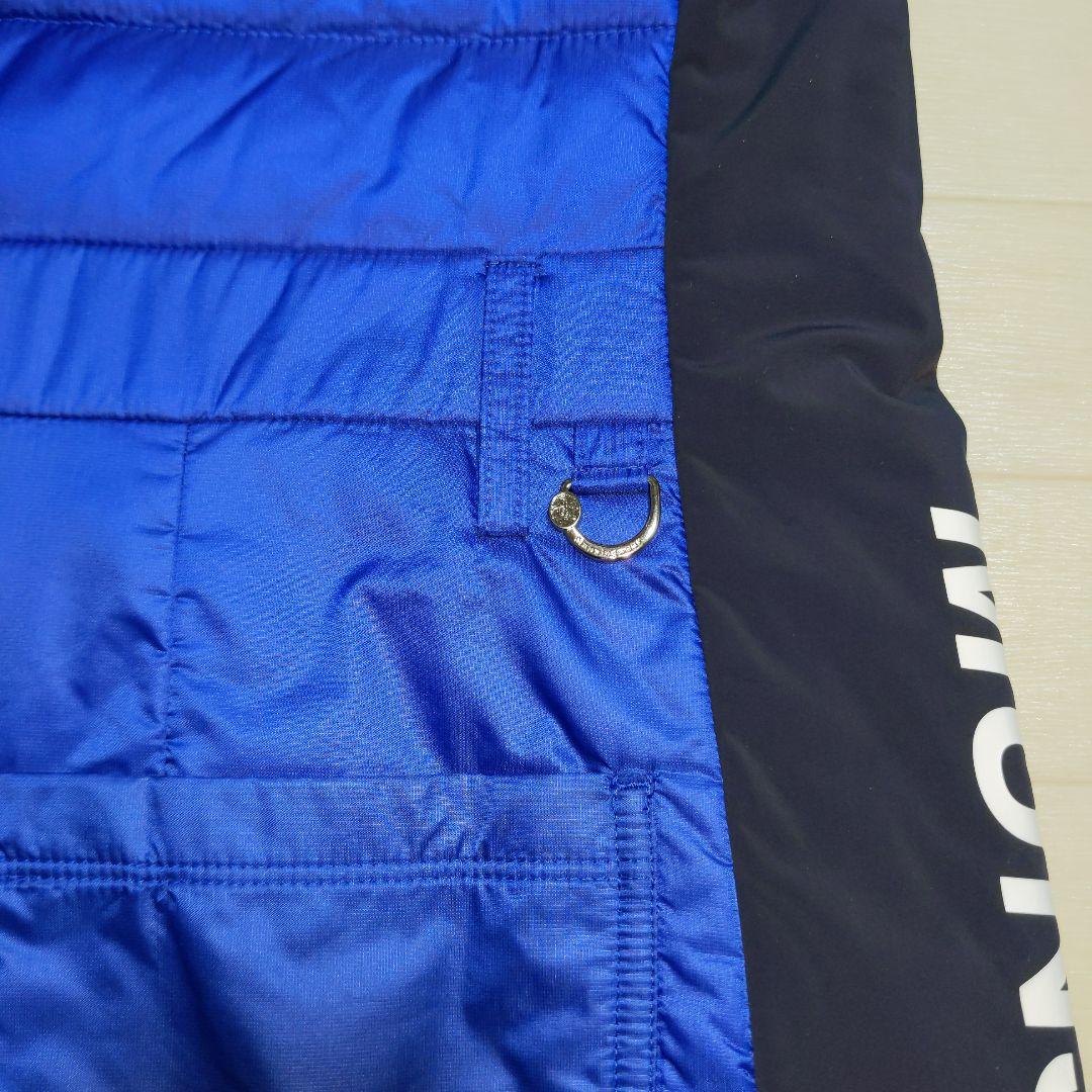 Arisu　新品タグ付　マンシングウェア　中綿ワンピースM　青ブルー