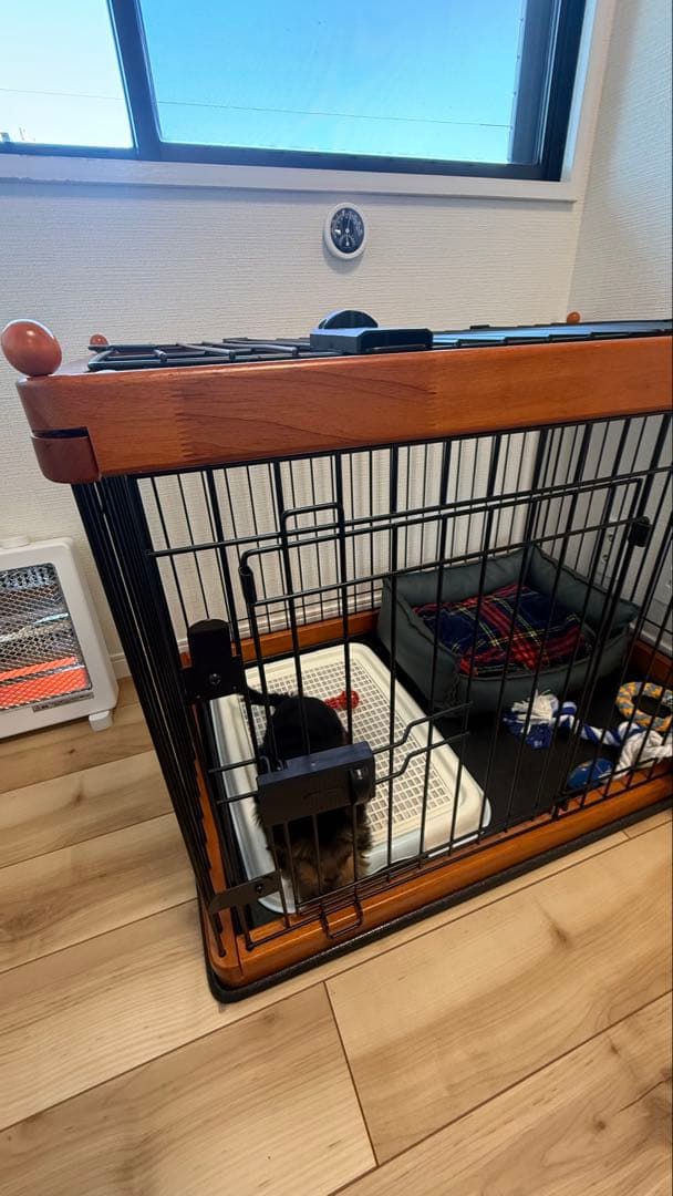 犬用ケージ 小型中型犬用 上部開閉式