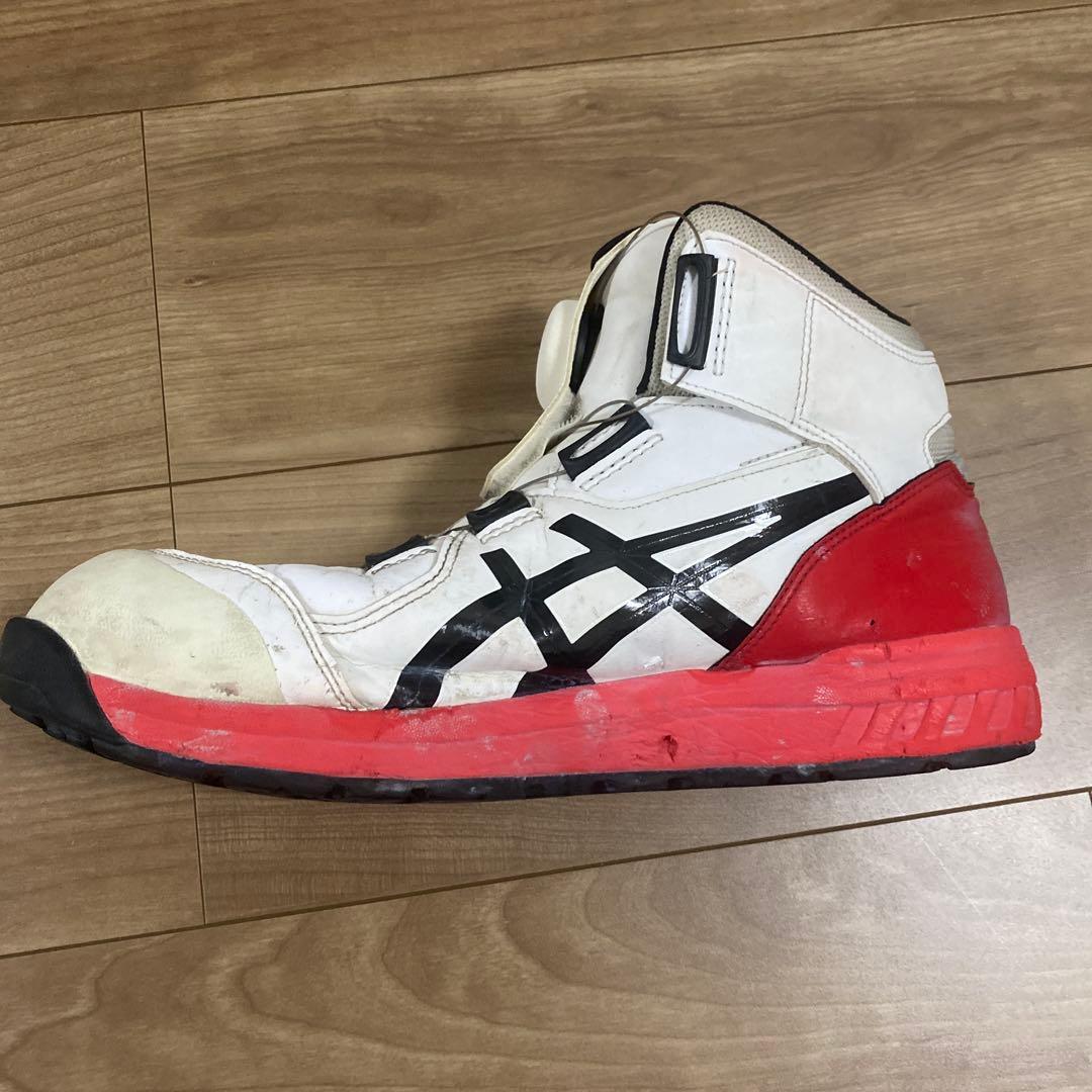 ASICS SOA 安全靴 ホワイト/レッド