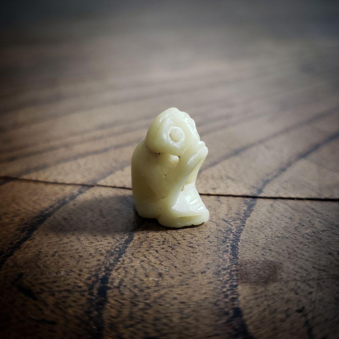 猿　日光　言わざる　根付　江戸　明治　キーホルダー