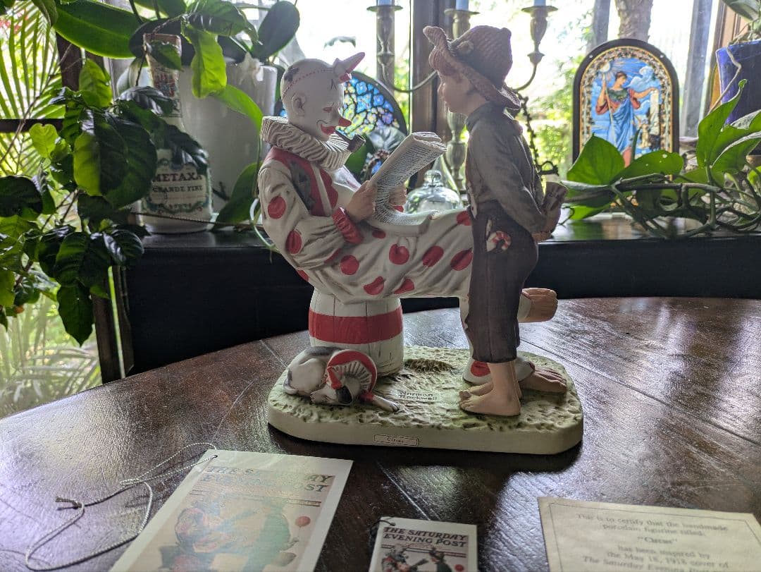 入手困難！1000体限定 サーカス ノーマンロックウェル イブニングポスト 箱付