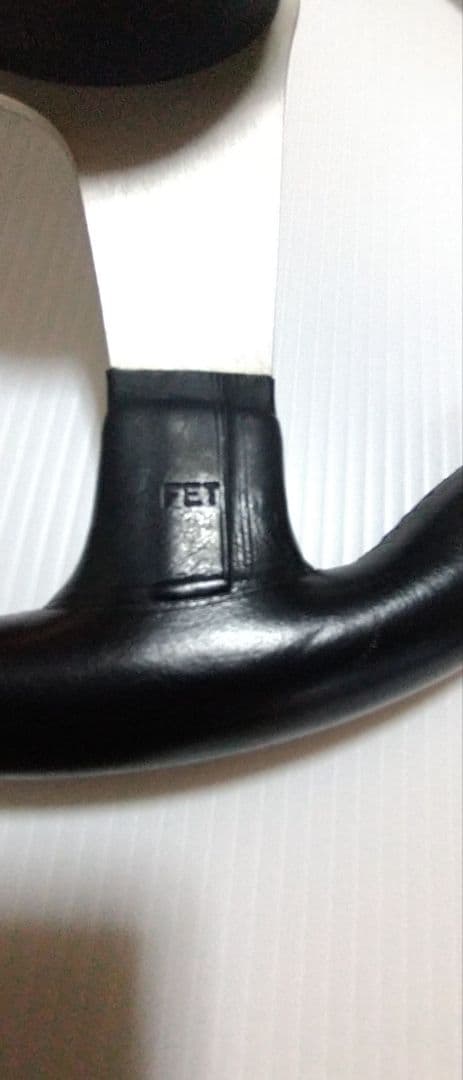 NARDIクラシック、 レザーステアリング 3スポーク 、シルバー３５パイFET