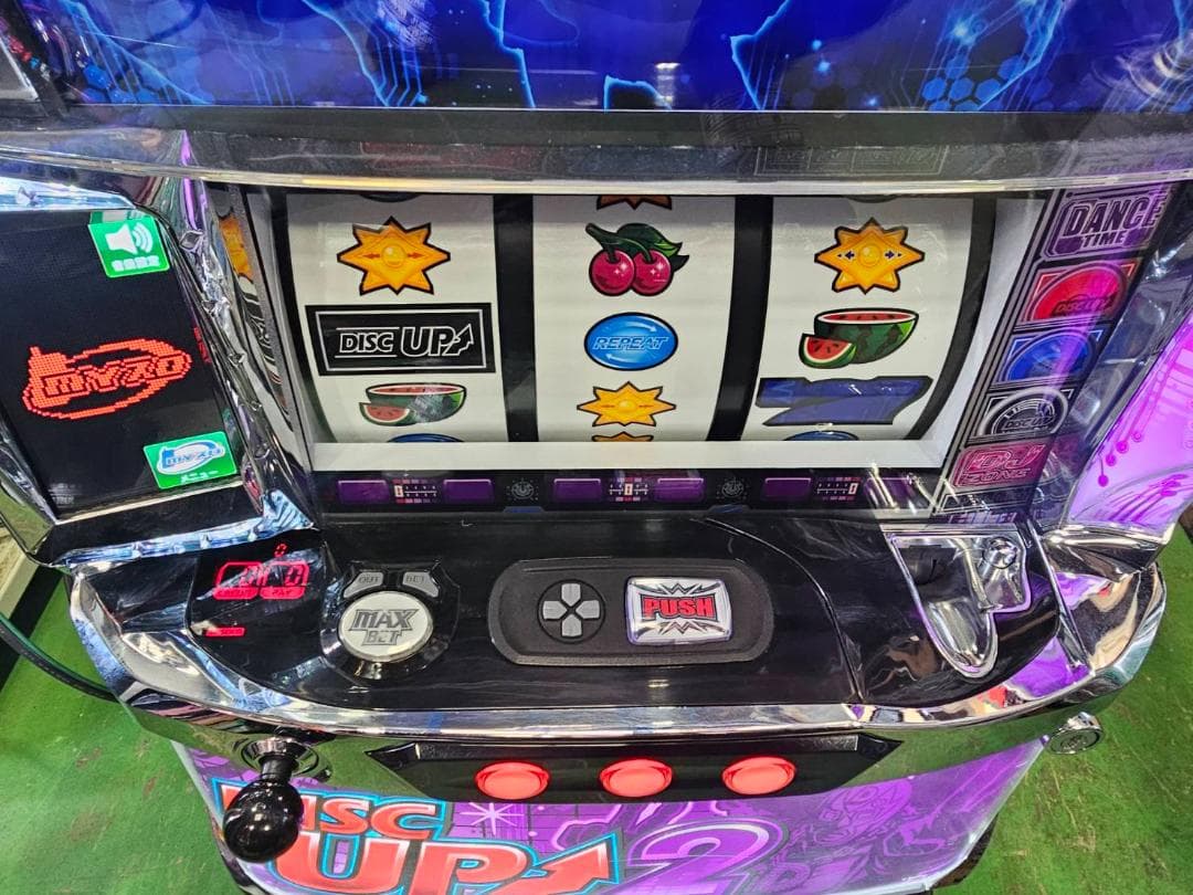 パチスロ実機　ディスクアップ2　不要機ボリューム調整付