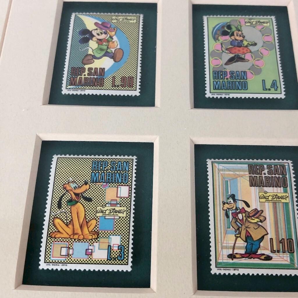 【美品✨】ディズニー 切手アート STAMP ART GALLERY