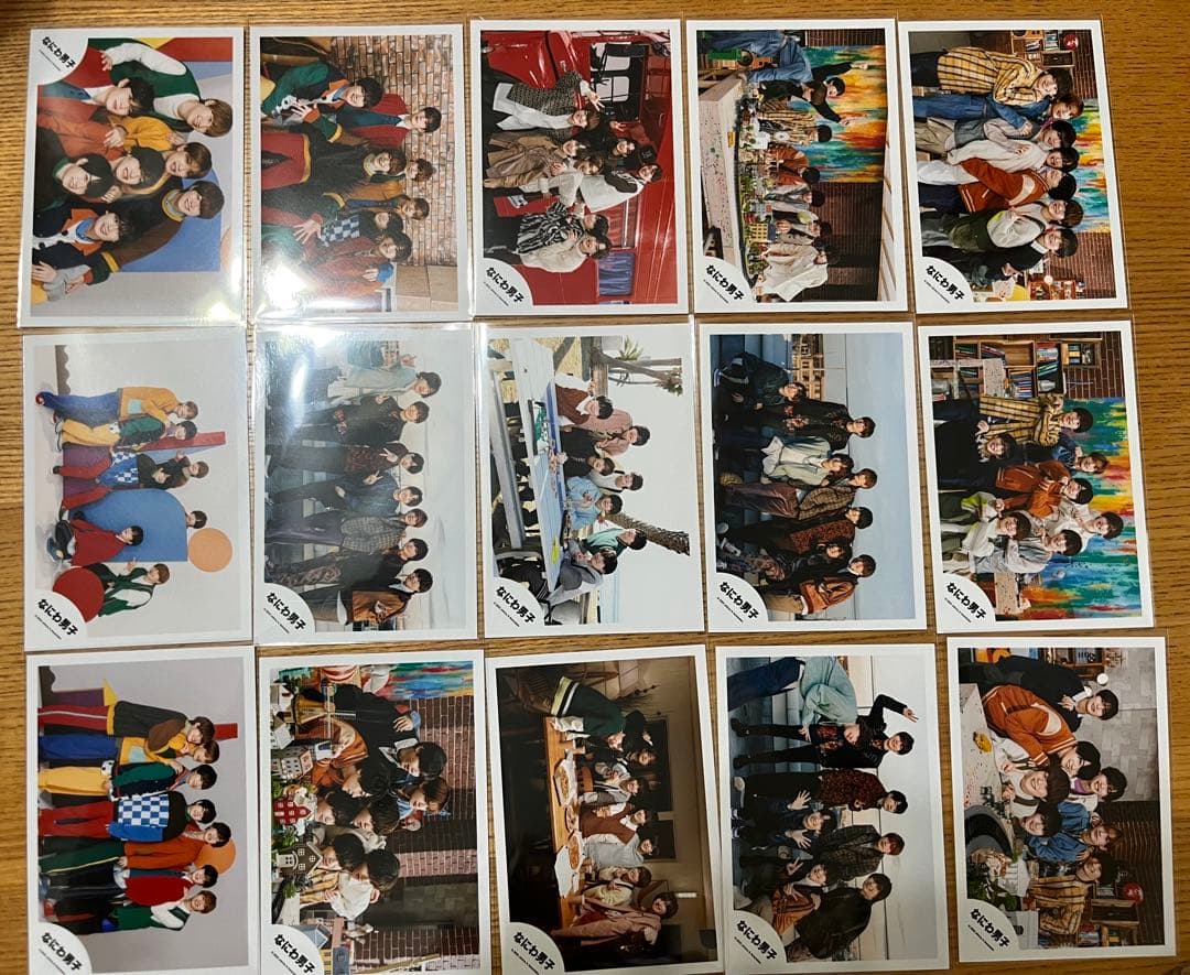 なにわ男子 集合 生写真 公式写真 138枚