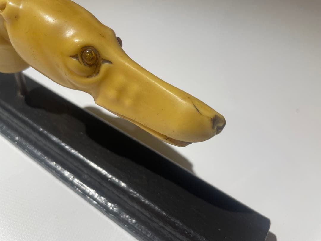 イギリス　アンティーク　ステッキ　柄の部分　犬　ドッグ　ハンドル　持ち手