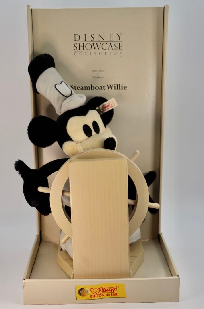 Steamboat Willie ミッキーマウス STEIFFぬいぐるみ
