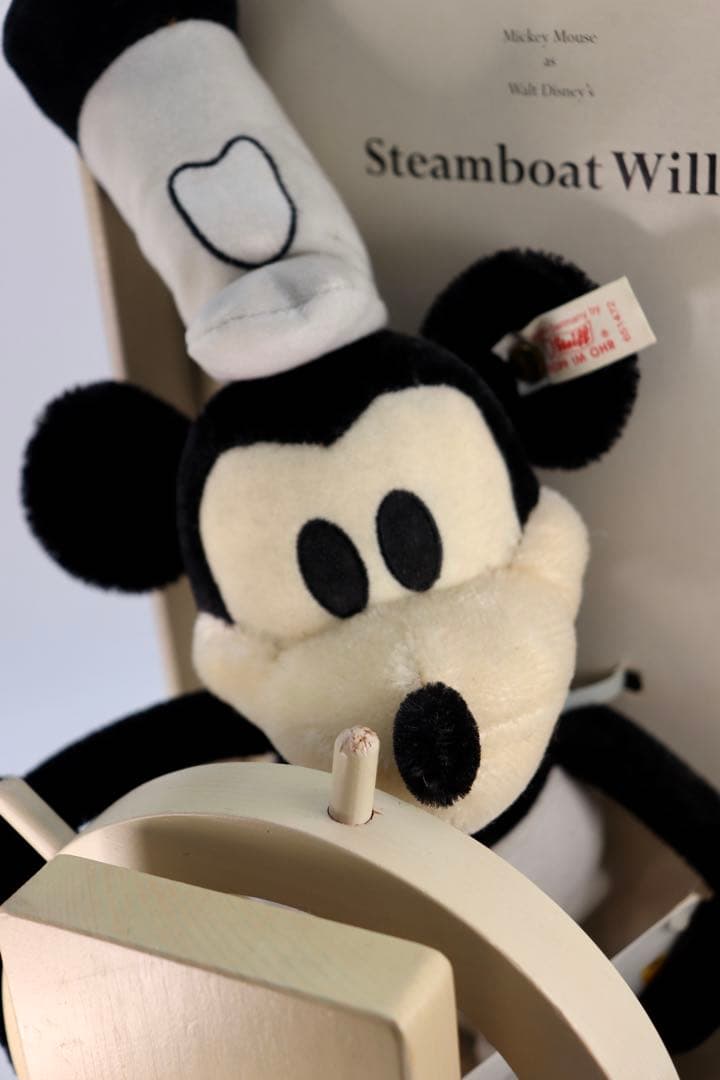 Steamboat Willie ミッキーマウス STEIFFぬいぐるみ