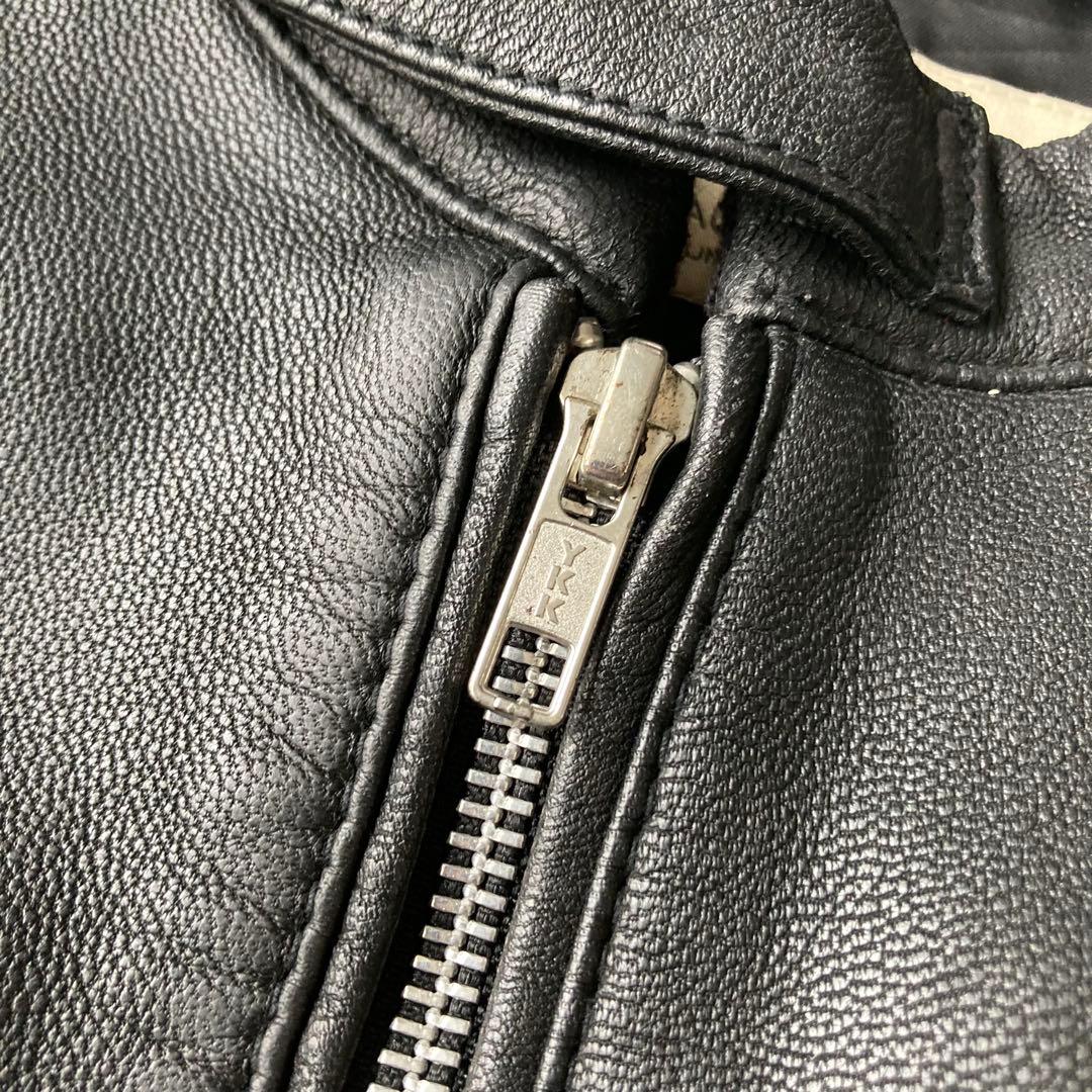 【美品】 ユナイテッドアローズ レザーシングルライダース 山羊革 レディース M