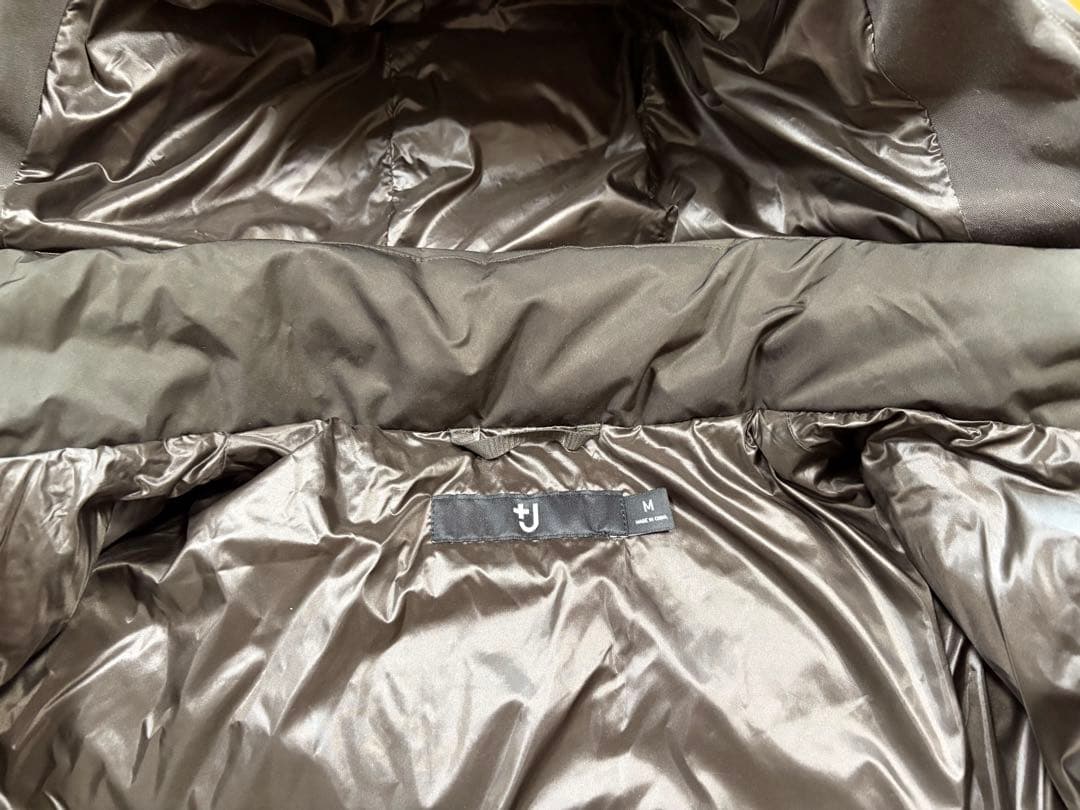 【+J名作】ユニクロ ハイブリッドダウンジャケット 2021AW オリーブ M