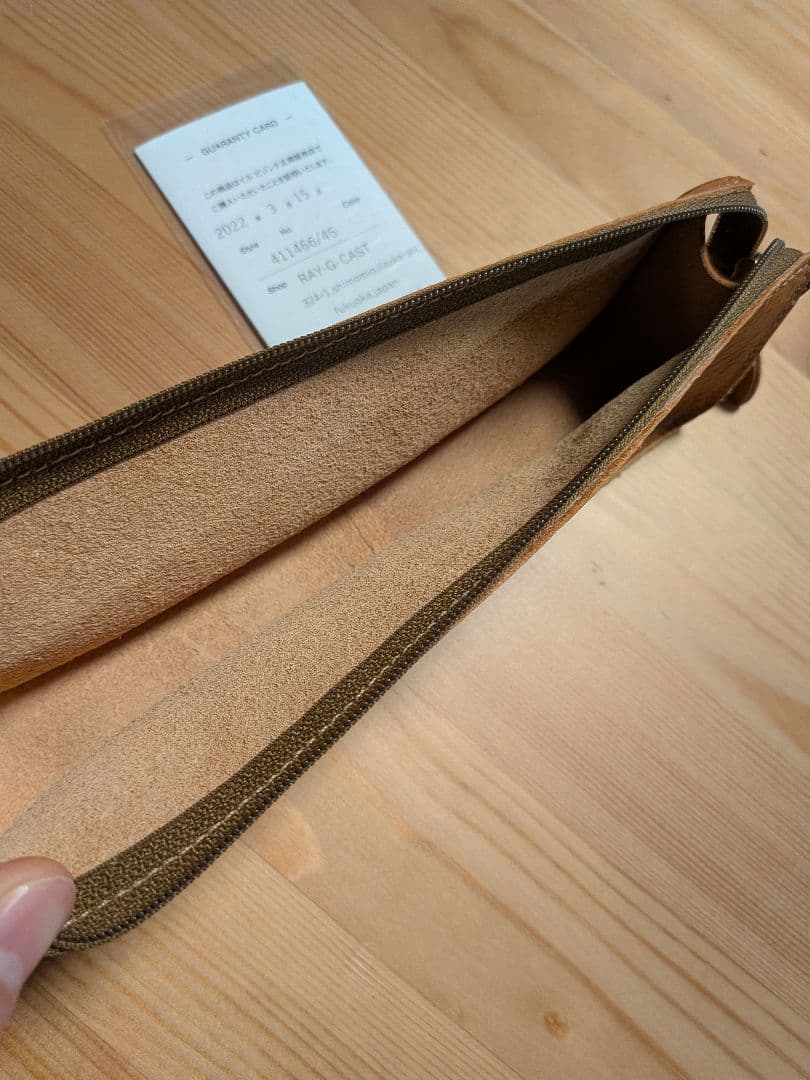 【新品未使用】IL BISONTE ペンケース（証明書つき）