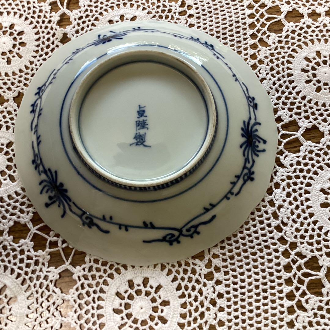 k4 貞陸製皿　16枚　木箱入り　年代物