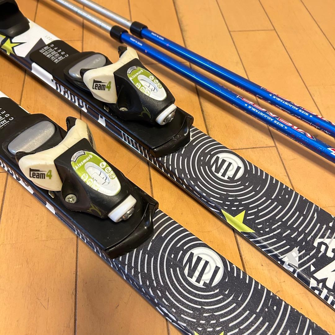 ☆身長118〜128cm☆ スキーフルセット　ブーツ22〜22.5cm