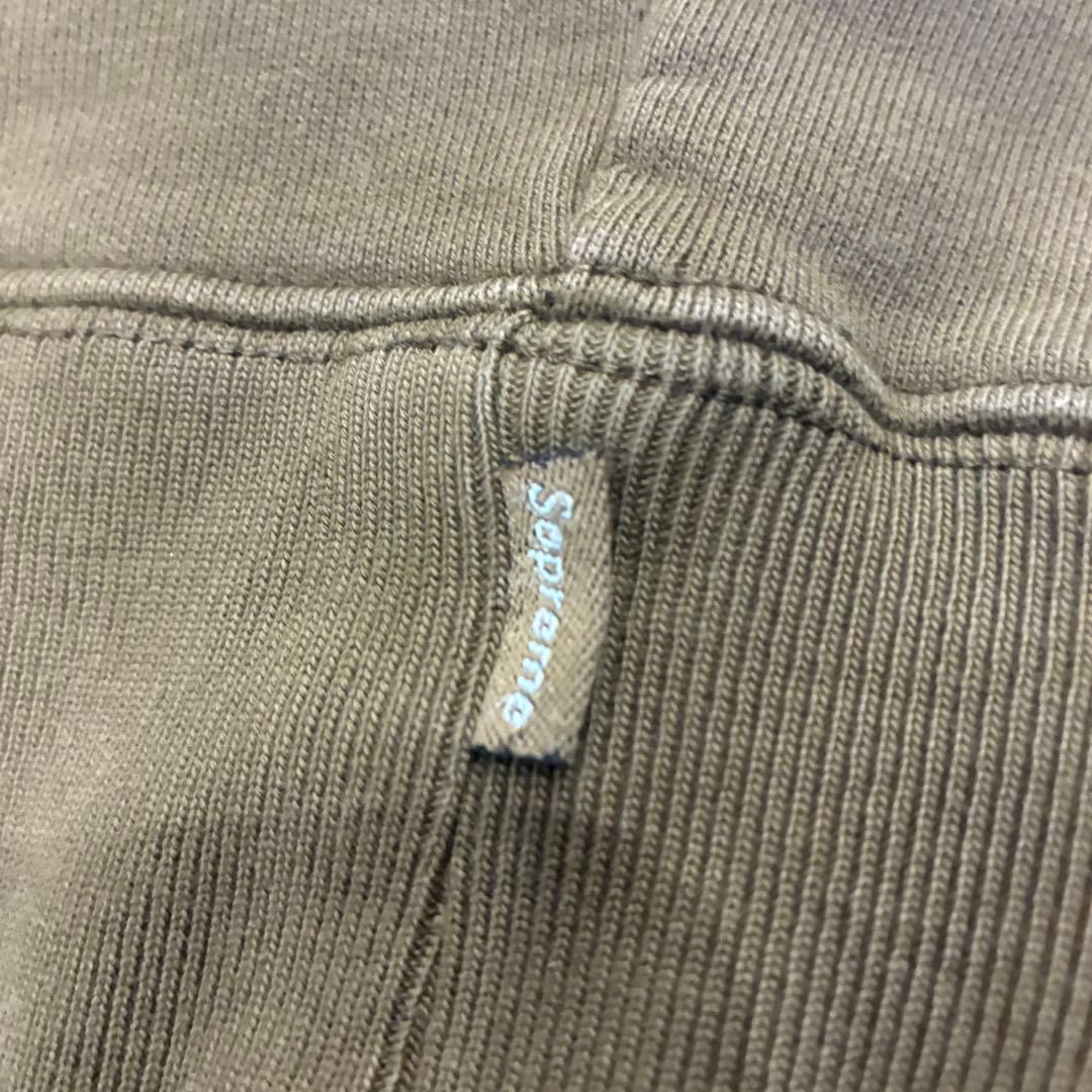 Supreme シュプリーム　19SS ブラウン 肉厚スウェット　クルーネック