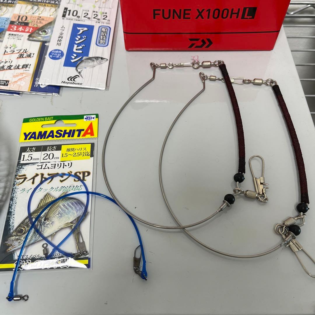 DAIWA ベイトリール FUNE X 100HL ライトアジセット