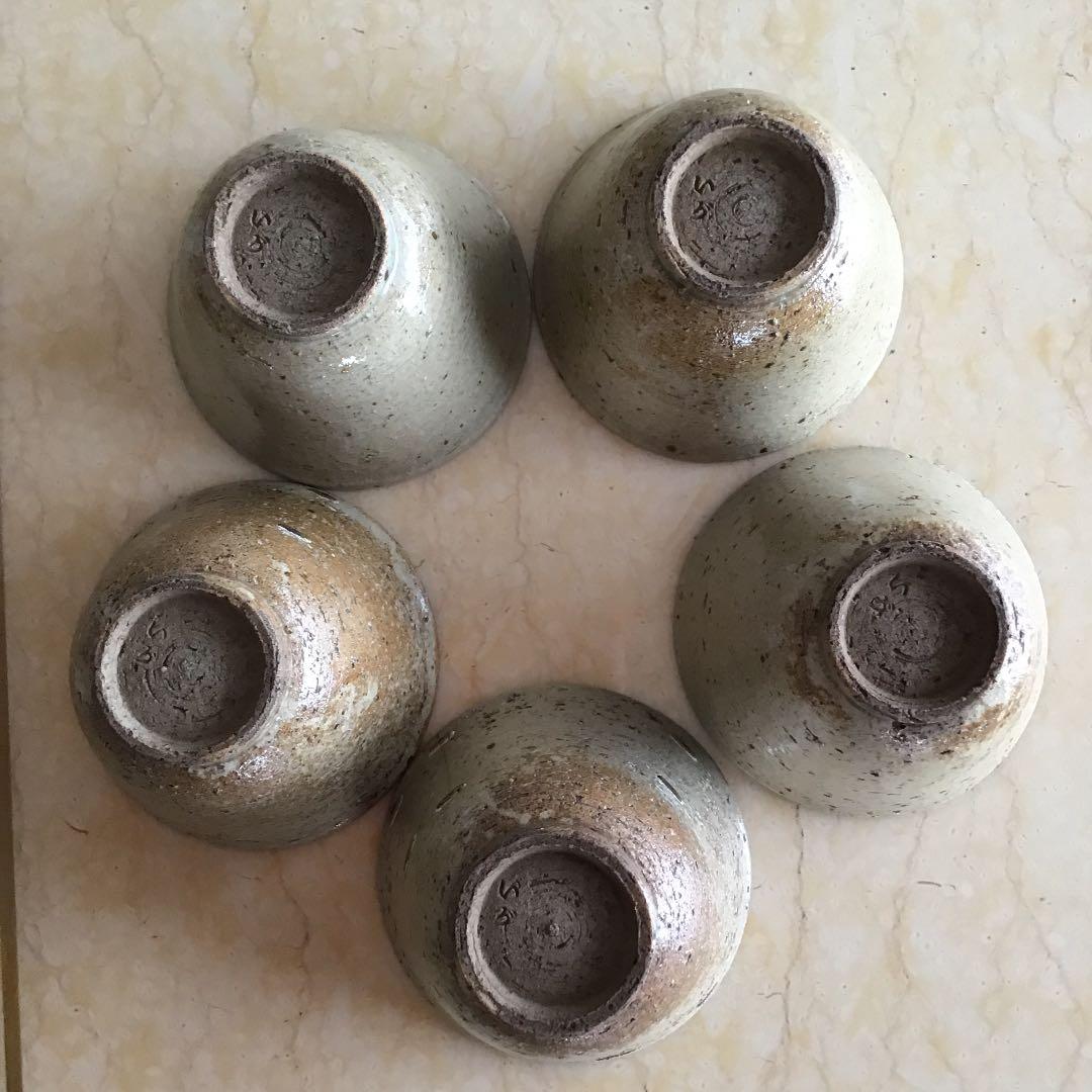 【伊賀焼】湯呑み 5客 バラ売り不可