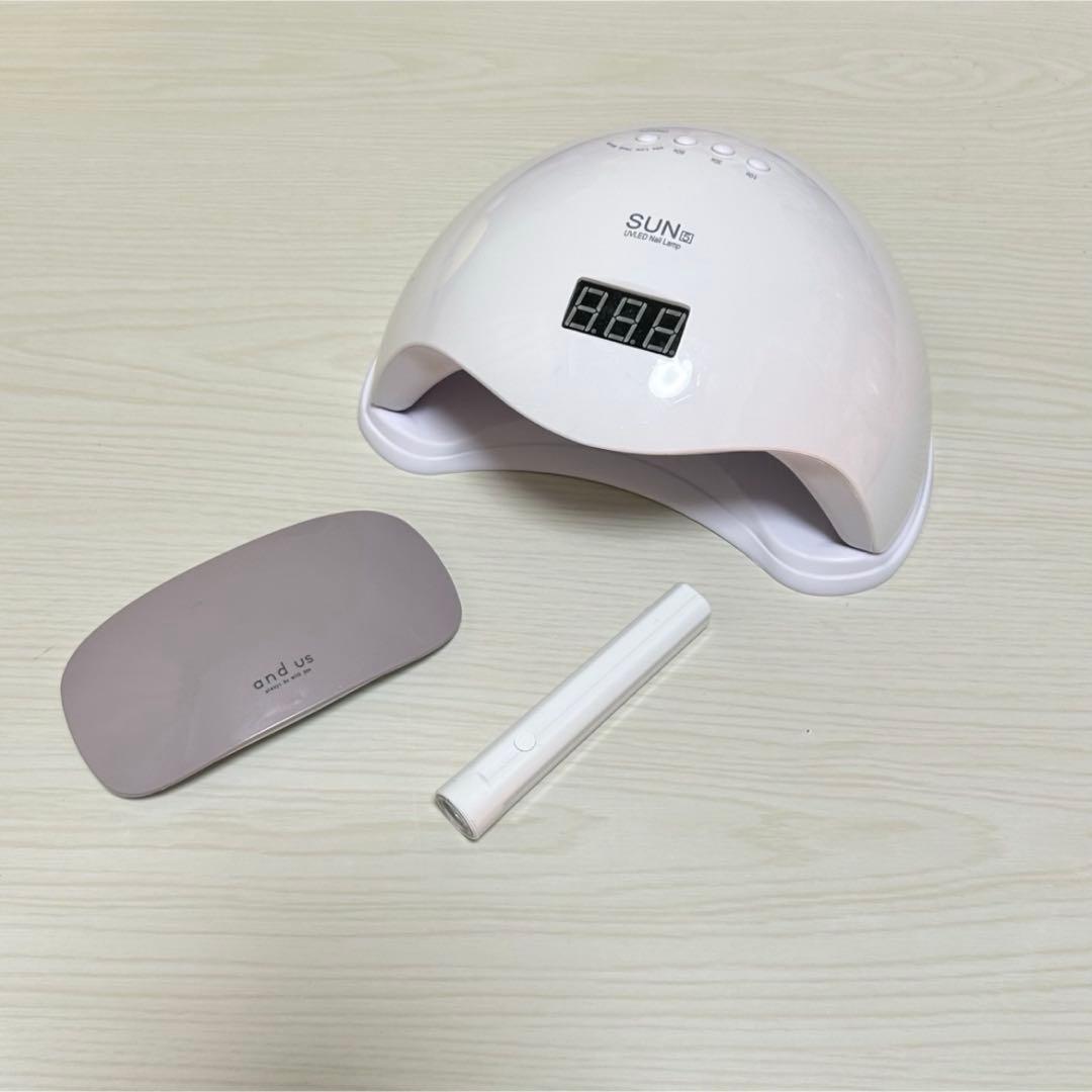 ネイルケアセット UV/LEDランプ付き　まとめ売り