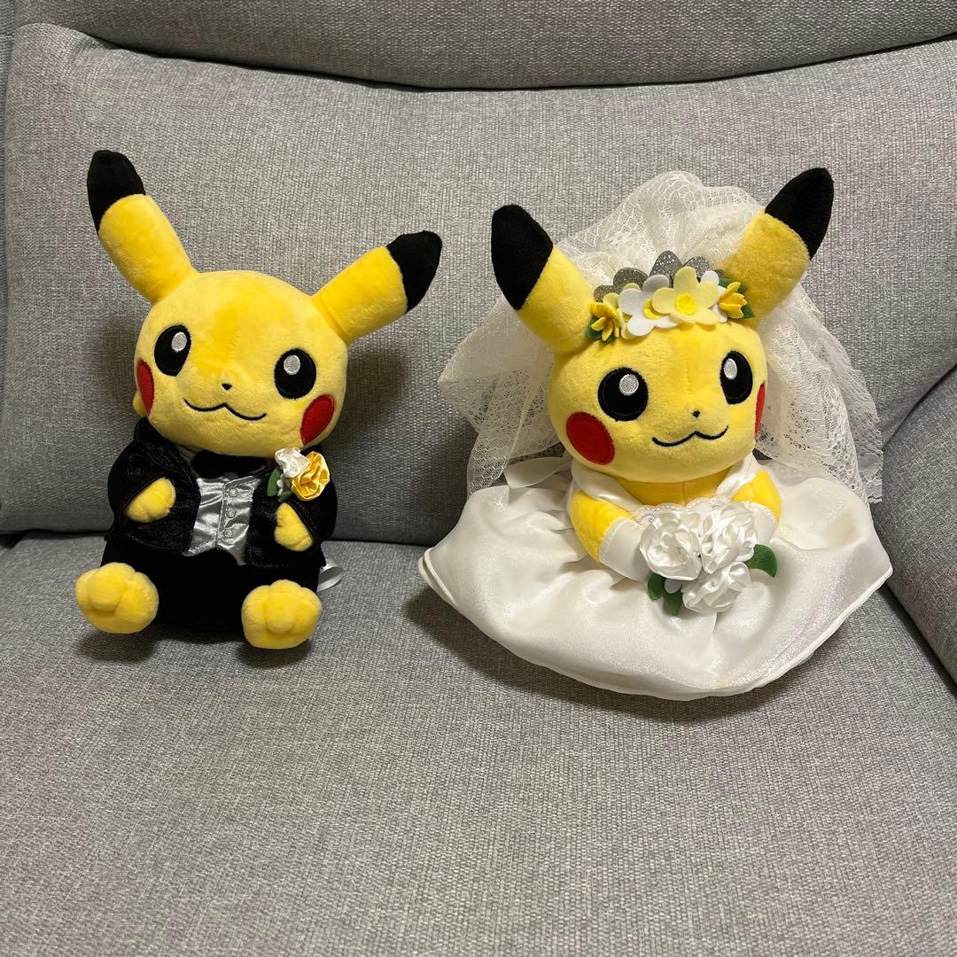 ピカチュウ　ウェディング　ぬいぐるみ