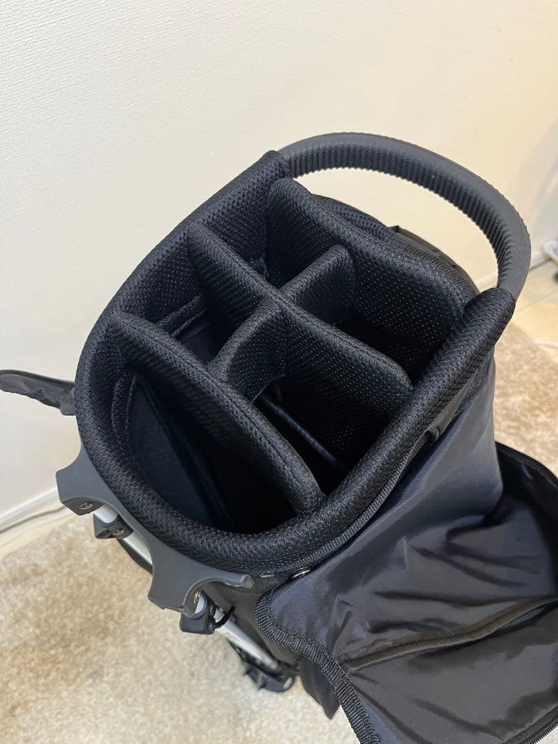 BEAMS GOLF キャディバッグ ブラック（ヘッドカバー付）