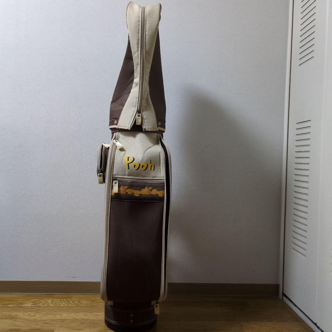 初心者用クラブとボール付き　プーさんキャディーバック
