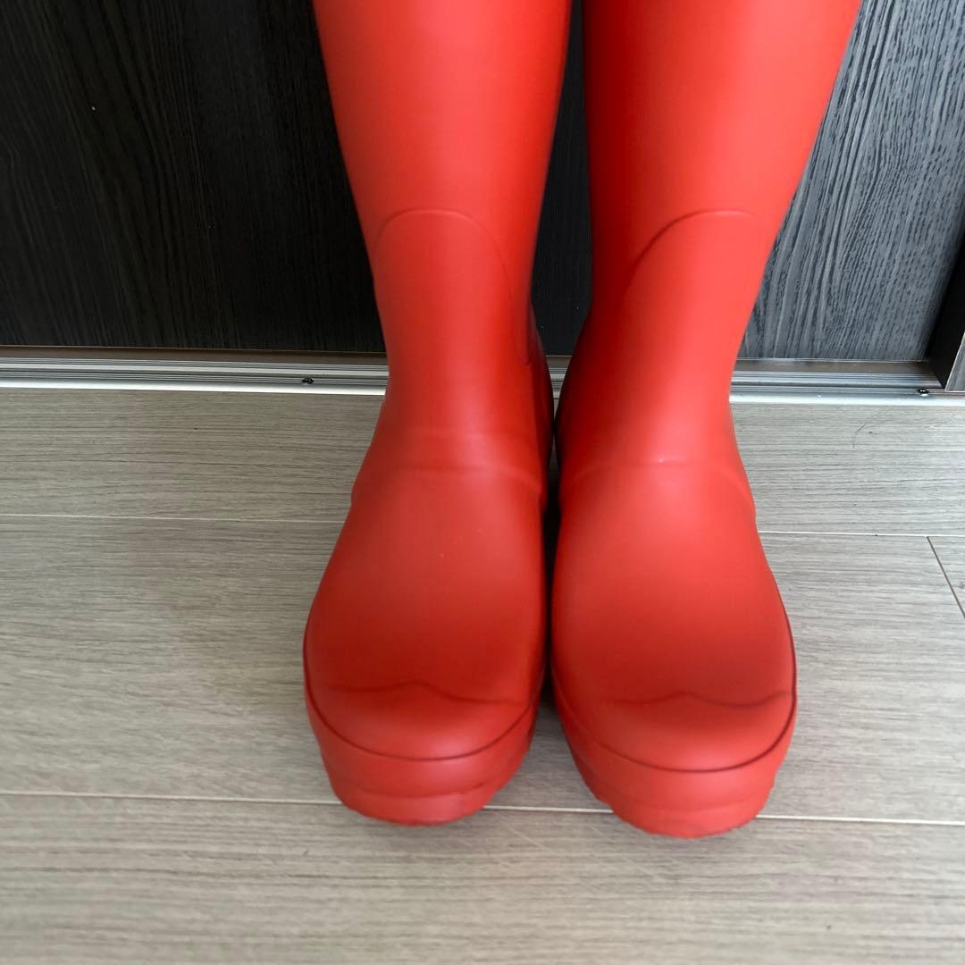 HUNTER ハンター レインブーツ ロング 長靴 オリジナルトール レッド系