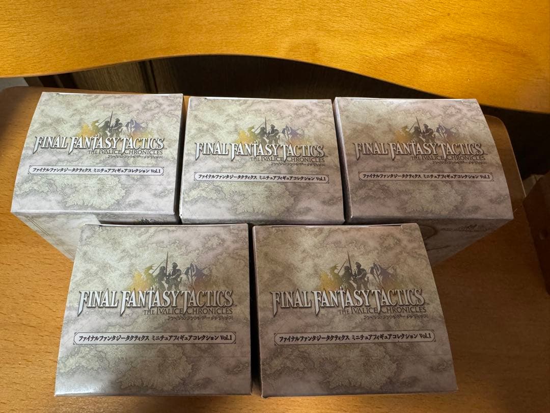 ファイナルファンタジータクティクス ミニチュアフィギュア 5体セット