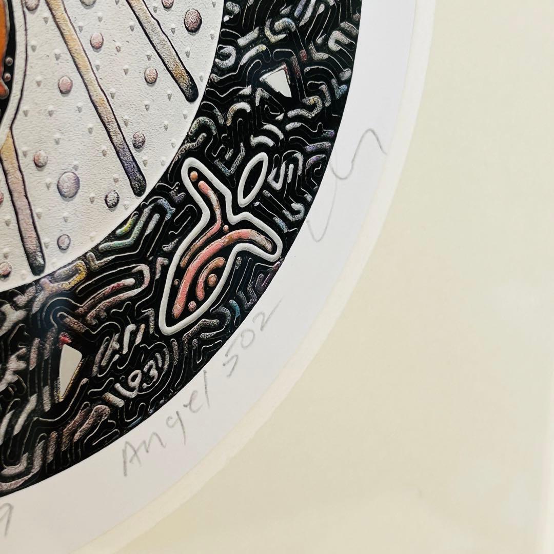 アンディ・レイキ「エンジェル502」中古 アート⭐︎シリアルNO 55/199