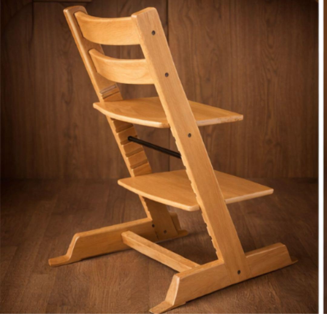 美品　シリアル4　ストッケ トリップトラップナチュラル