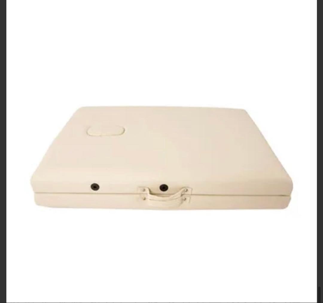 低反発 木製 折りたたみ マッサージベッド&大判タオル2枚