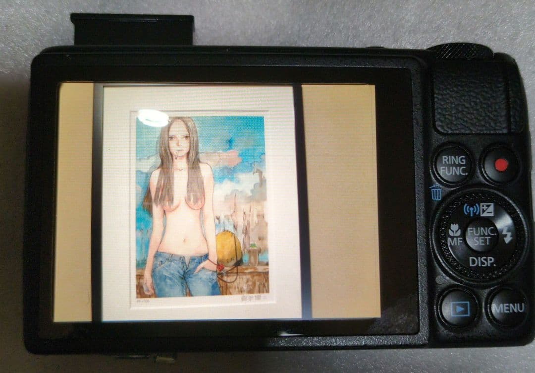 ジャンク　デジカメ　CANON　PC2003 （破損品）