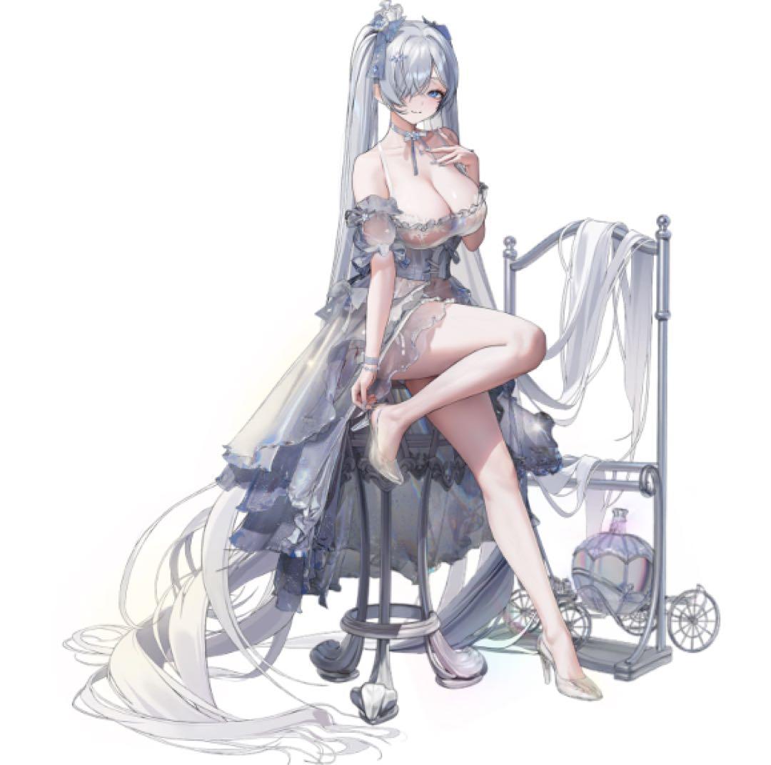 NIKKE ニケ シンデレラ ガラスのプリンセス コスプレ 衣装 ウィッグ