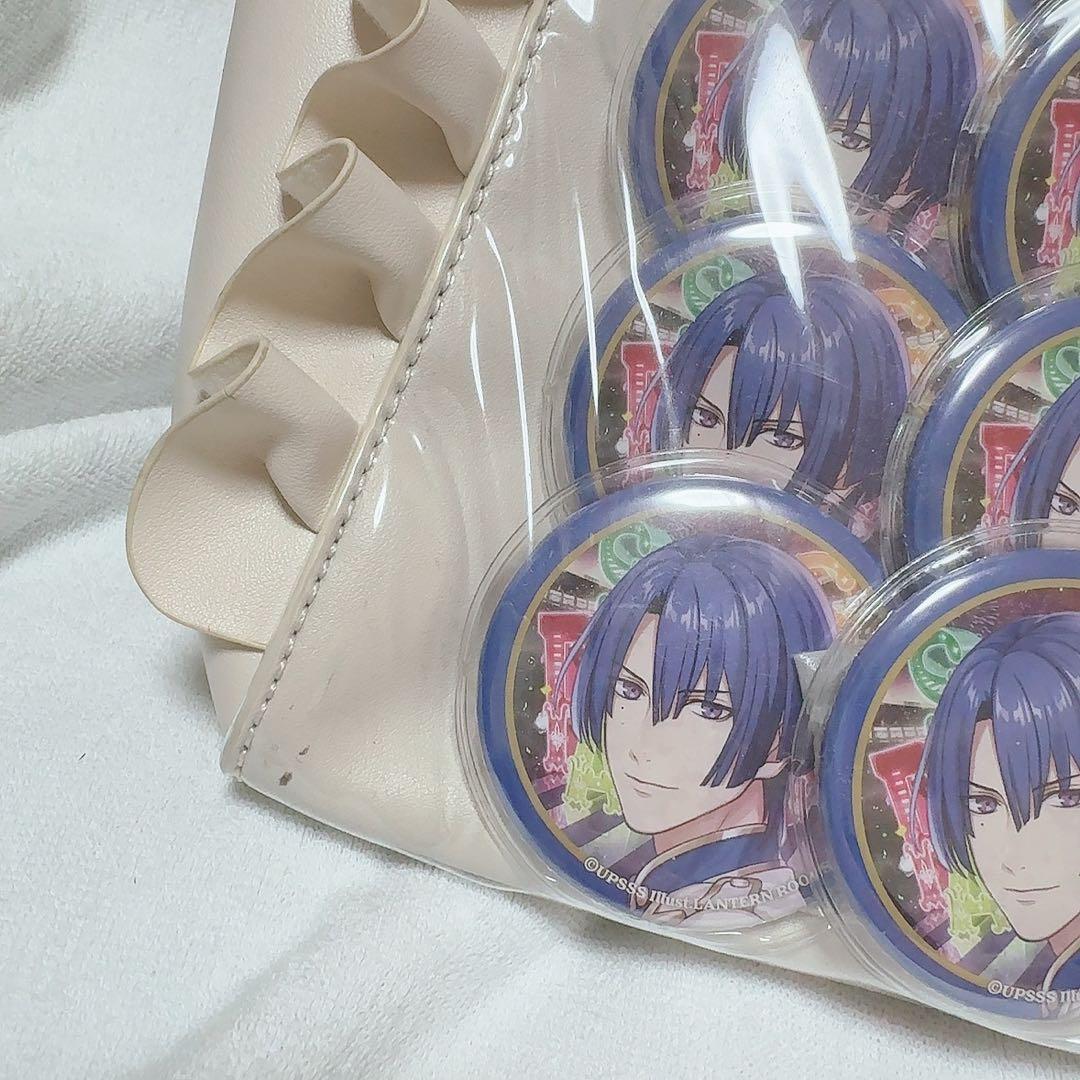 A4痛バッグ ザッカマート アイボリー うたプリ SSS2 聖川真斗 缶バッジ